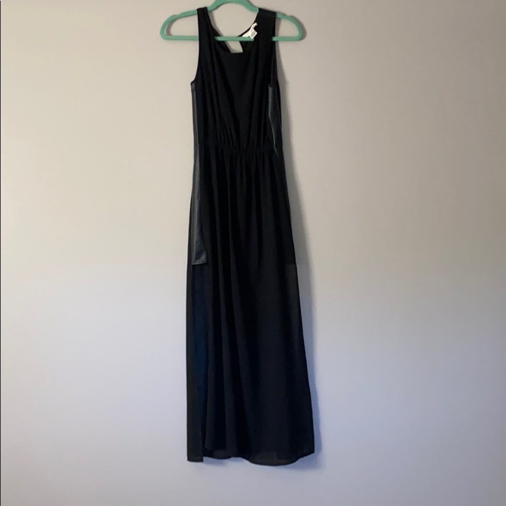 Black maxi dress